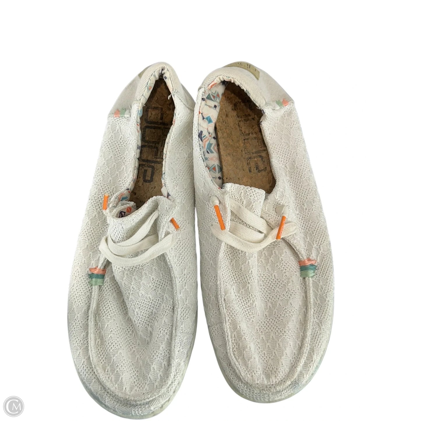 Shoes Flats By Hey Dude In White, Size: 9