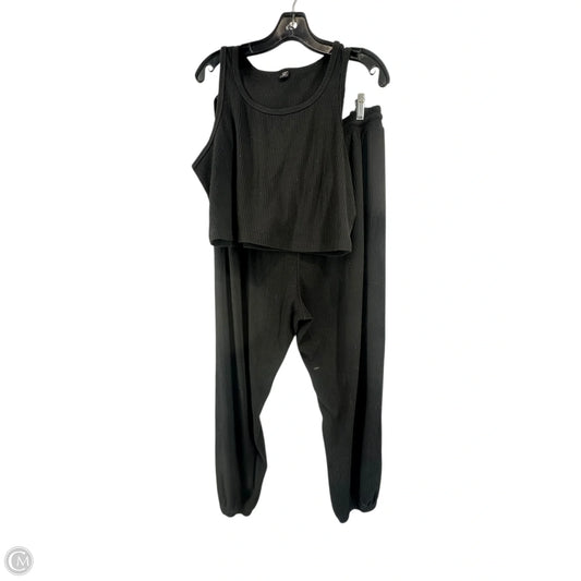 Pants Set 2pc By Shein In Black, Size: 2x