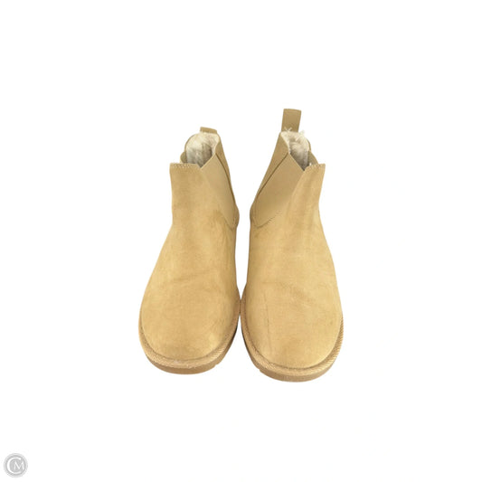 Boots Ankle Flats By Clothes Mentor In Tan, Size: 7
