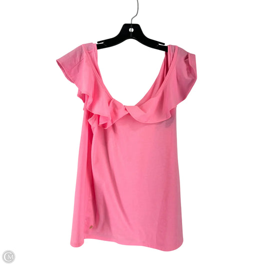 Top Sleeveless Designer By Lilly Pulitzer In Pink, Size: Xl