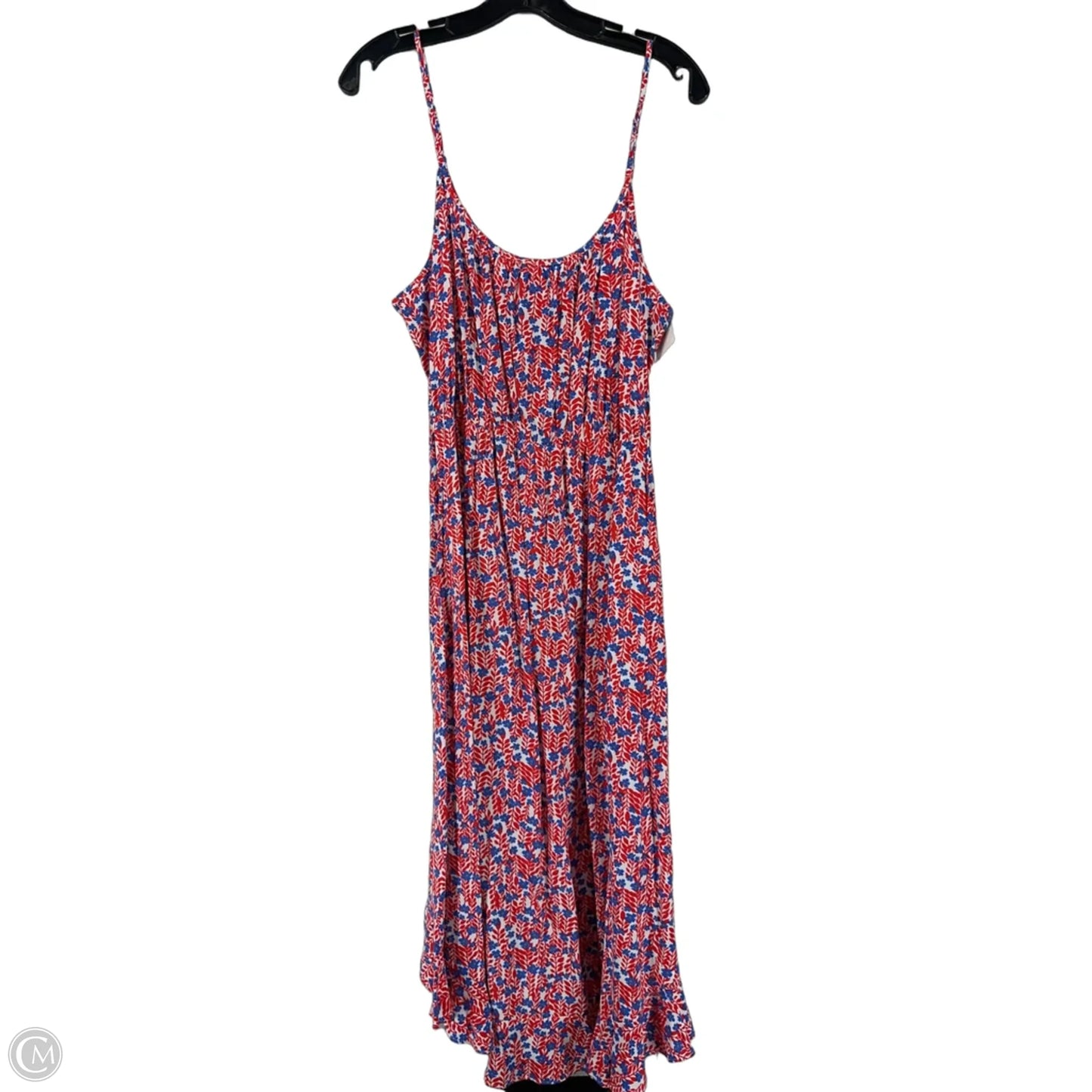 Dress Casual Midi By J. Crew In Red & White, Size: 10