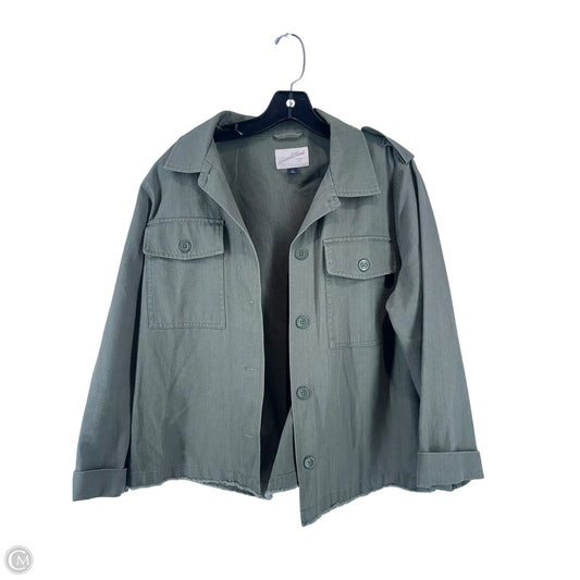 Jacket Shirt By Universal Thread In Green, Size: 1x