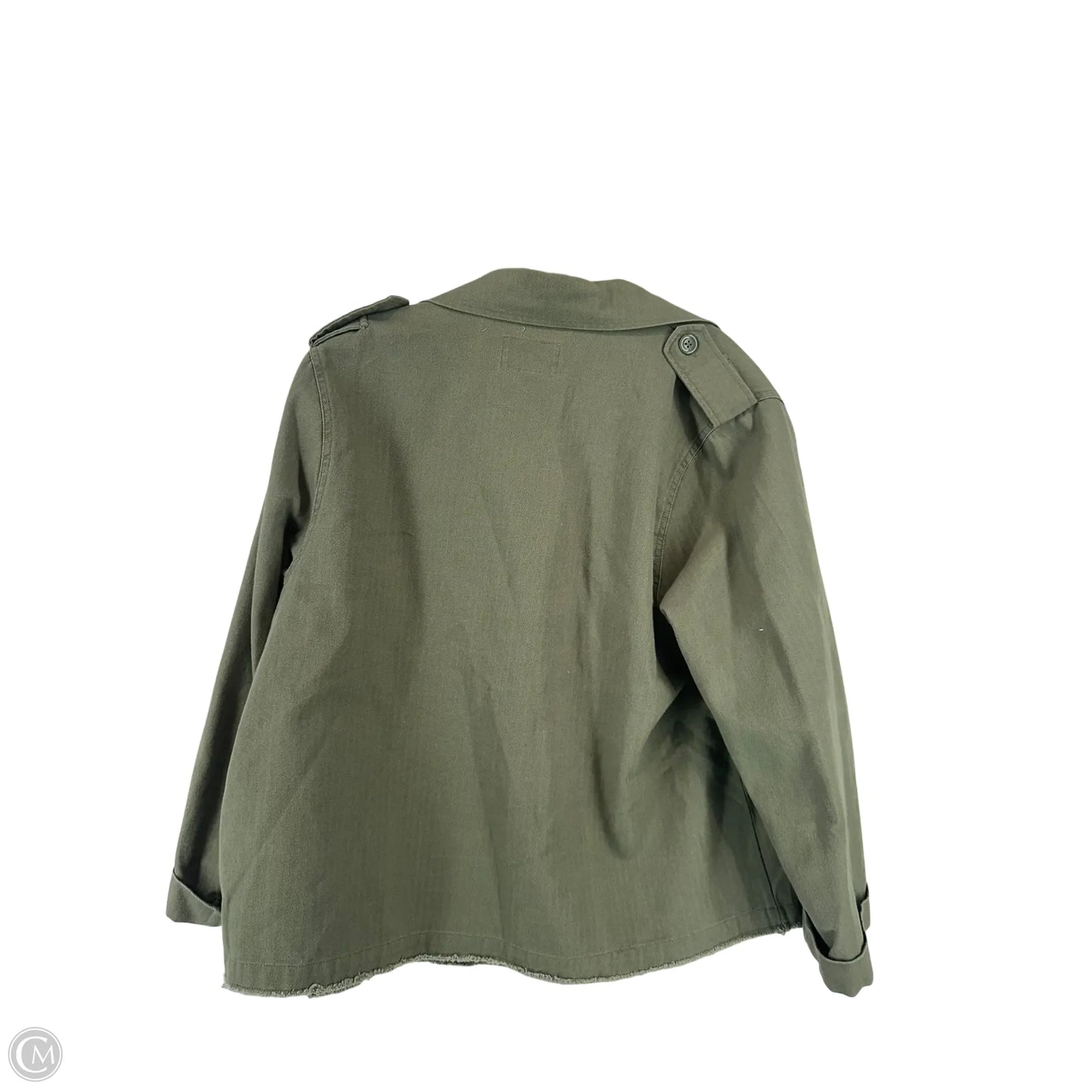 Jacket Shirt By Universal Thread In Green, Size: 1x