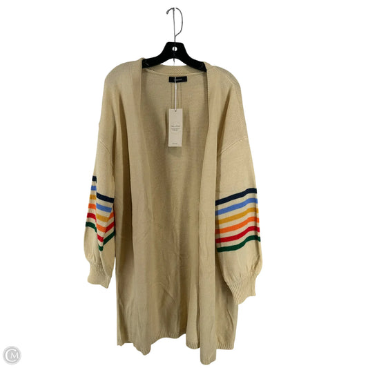 Sweater Cardigan By Dokotoo In Cream, Size: L
