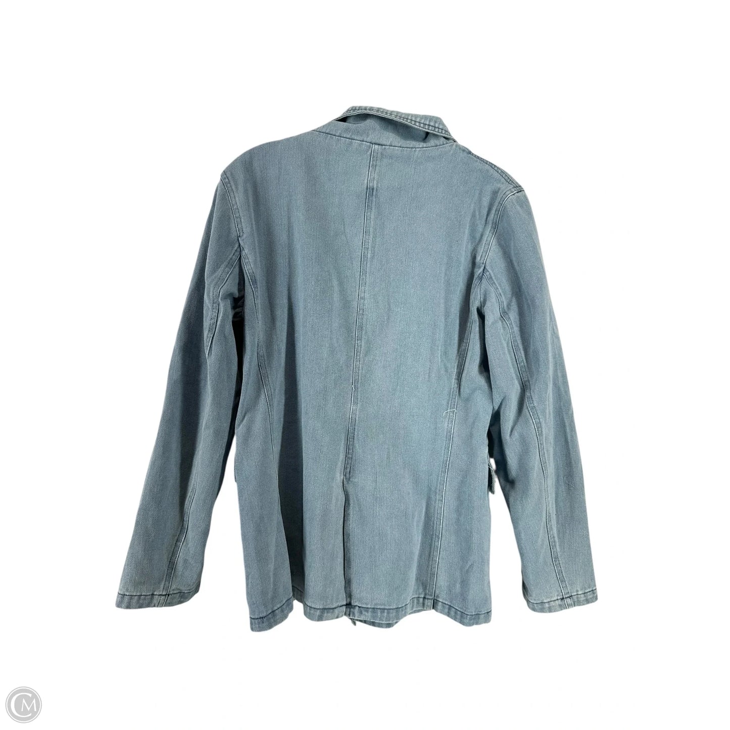 Romper By Pink Lily In Blue Denim, Size: S