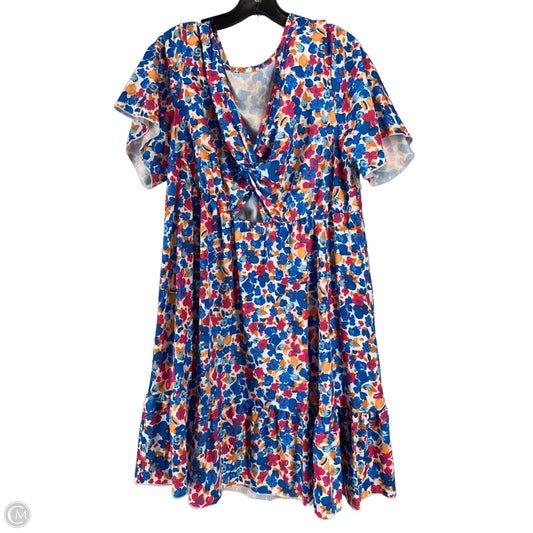 Dress Casual Short By Shein In Multi-colored, Size: 2x