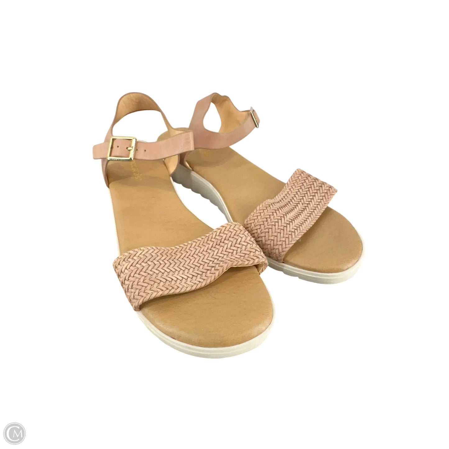 Sandals Flats By Francesca's In Tan, Size: 8.5