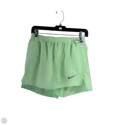 Athletic Shorts By Nike Apparel In Green, Size: M