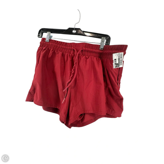 Athletic Shorts By Mondetta In Maroon, Size: L