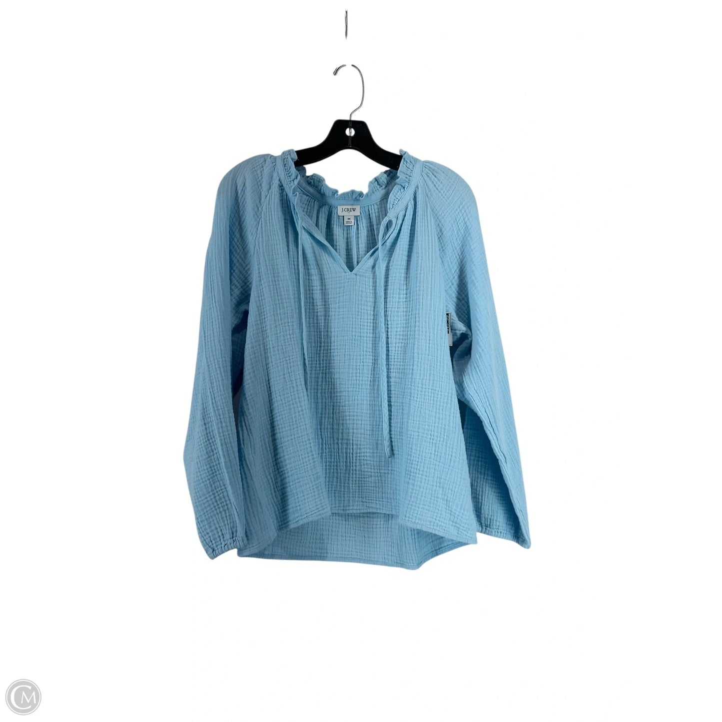 Top Long Sleeve By J. Crew In Blue, Size: M