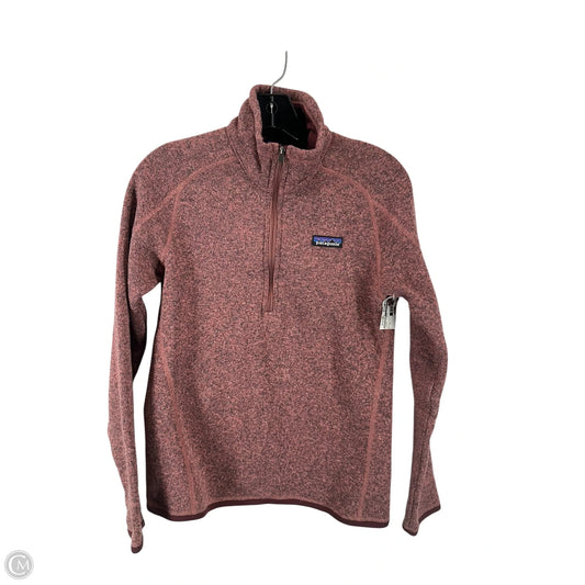 Jacket Fleece By Patagonia In Pink, Size: S