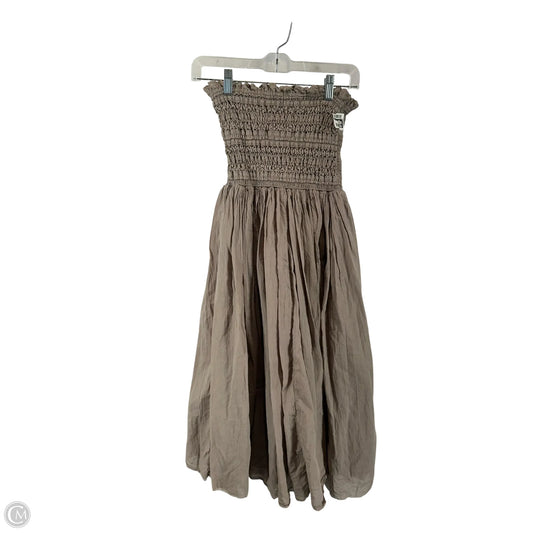Dress Casual Midi By Mable In Brown, Size: S