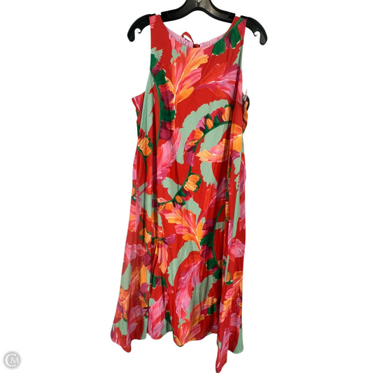 Dress Casual Maxi By Chicos In Multi-colored, Size: 8