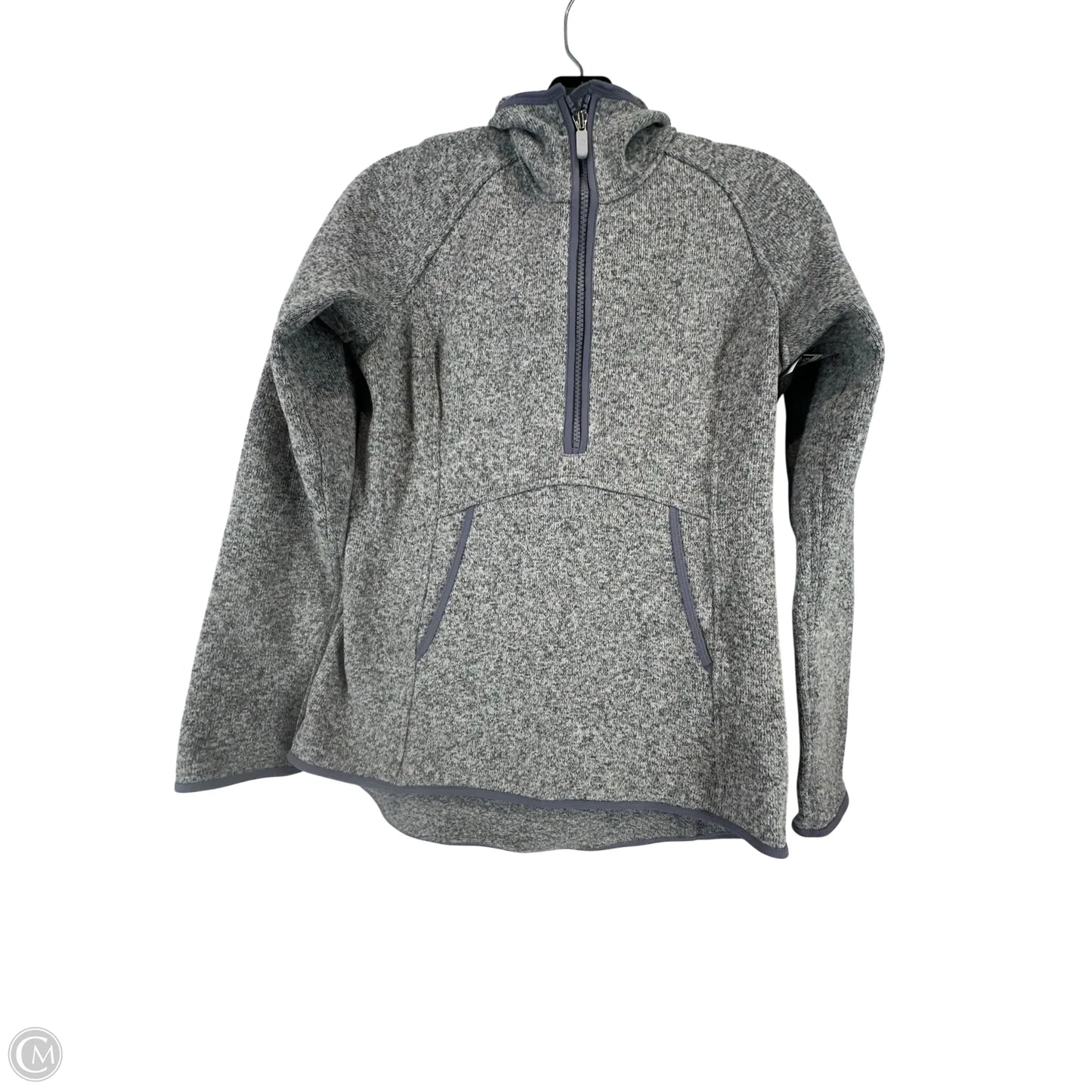 Athletic Jacket By Lululemon In Grey, Size: S