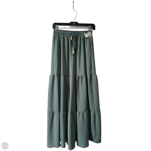 Skirt Maxi By Clothes Mentor In Green, Size: M