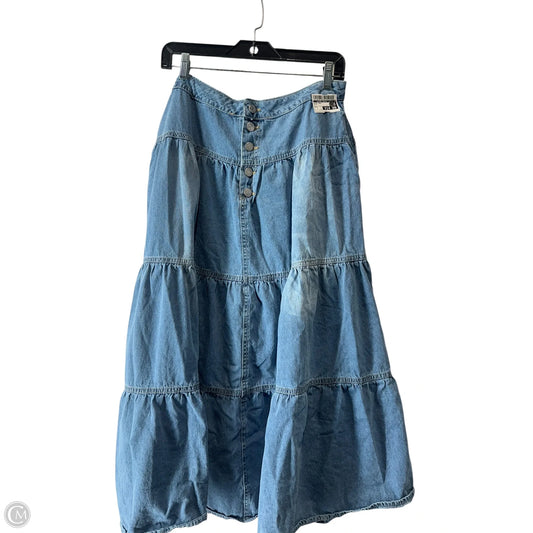 Skirt Maxi By Clothes Mentor In Blue, Size: L