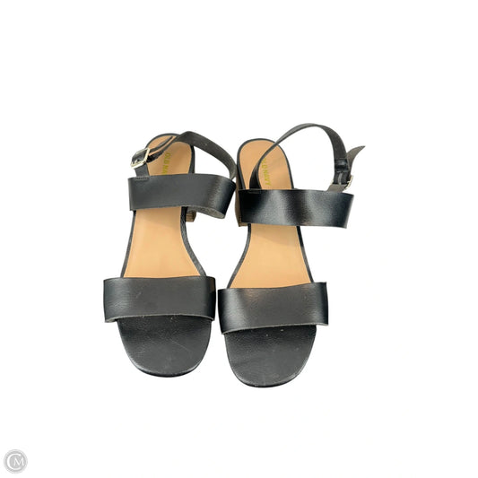 Sandals Heels Block By Old Navy In Black, Size: 10