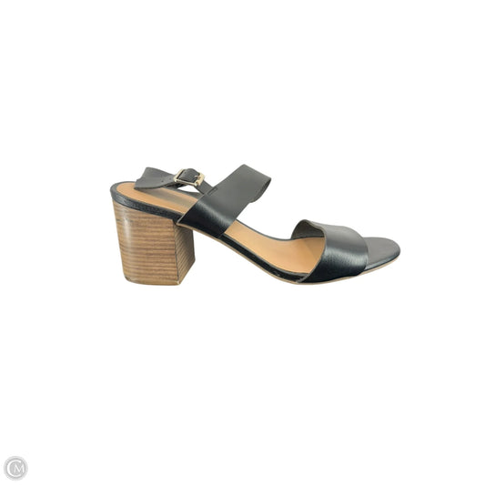 Sandals Heels Block By Old Navy In Black, Size: 10