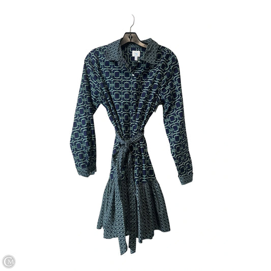Dress Casual Short By Crown And Ivy In Blue & Green, Size: S