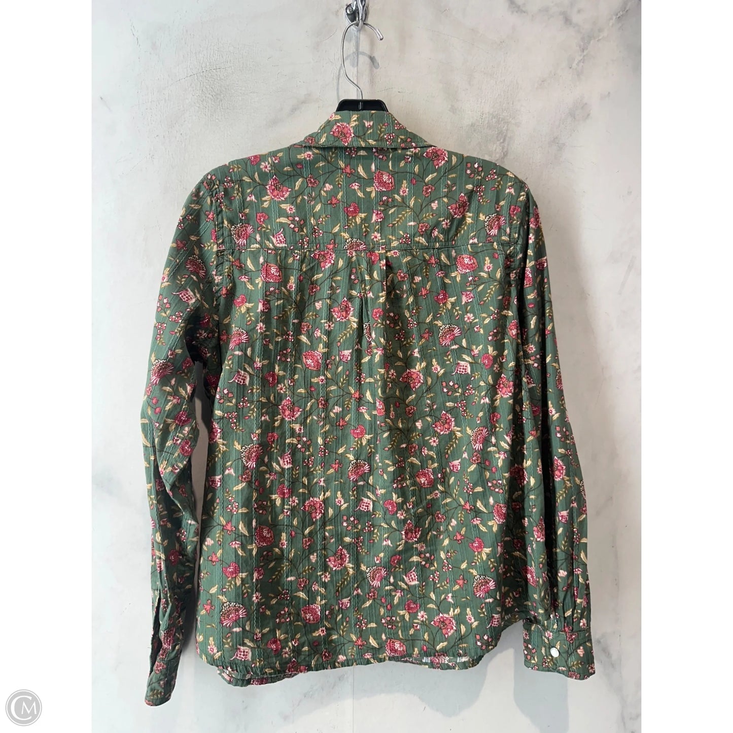 Top Long Sleeve By Wonderly In Floral Print, Size: S