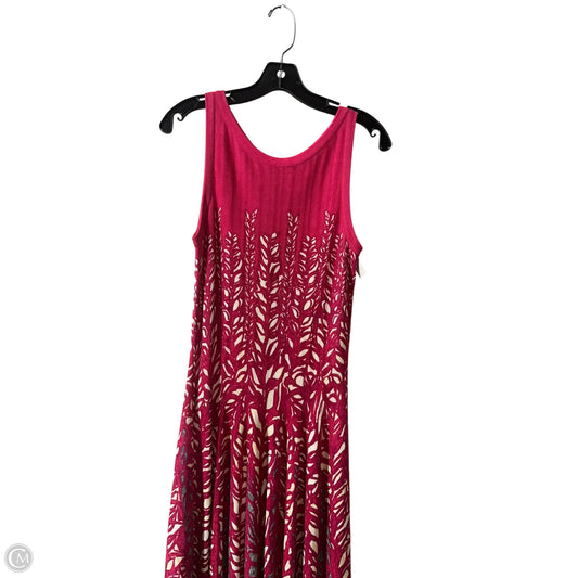 Dress Casual Midi By Nic + Zoe In Pink, Size: M