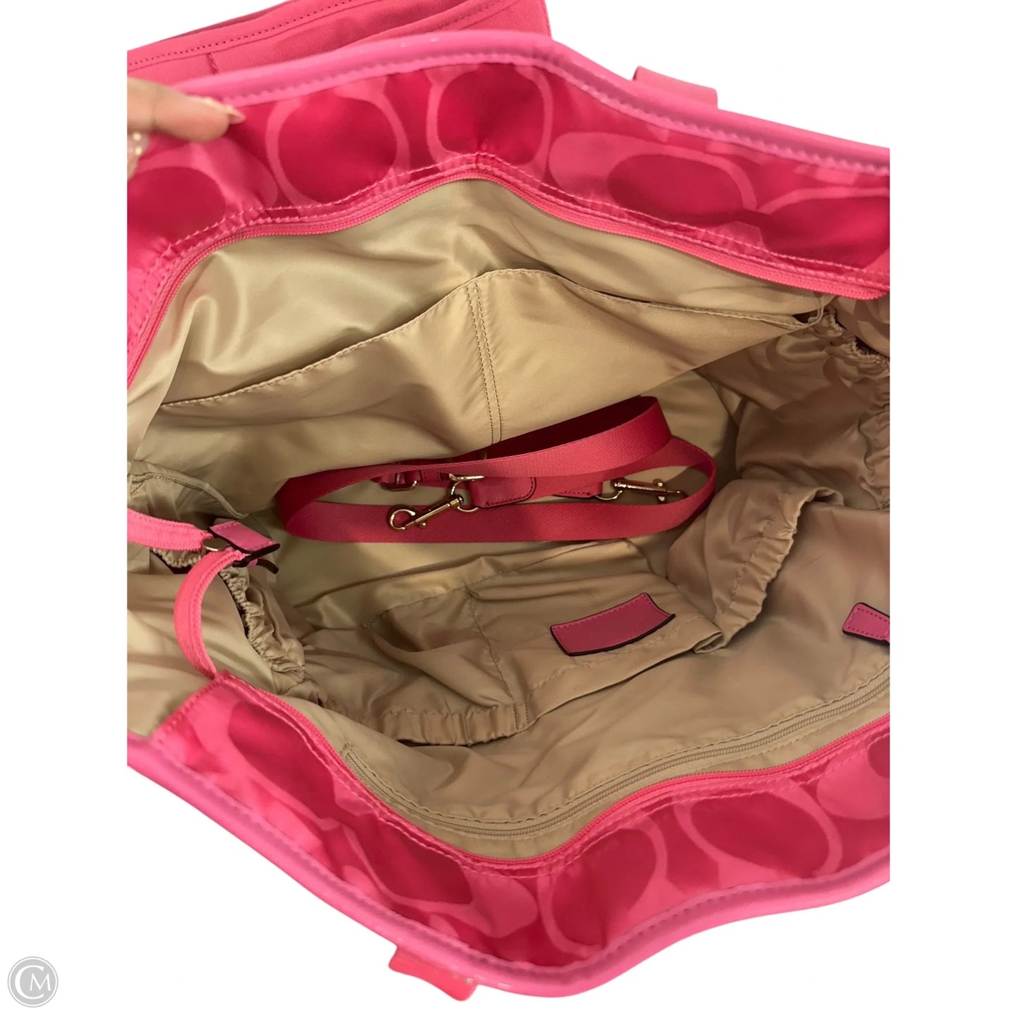 Handbag Designer By Coach, Size: Large