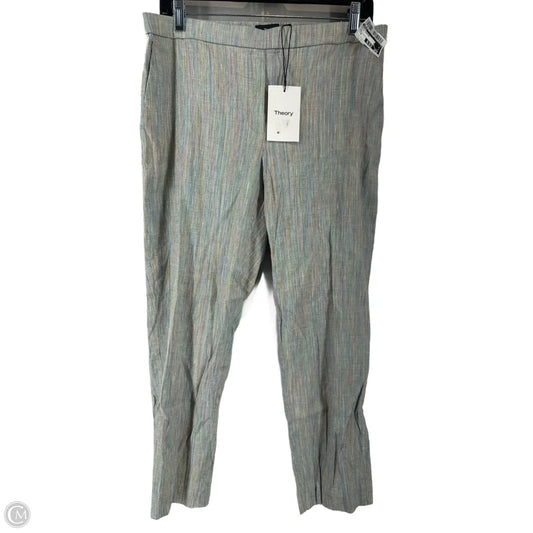 Pants Cropped By Theory In Multi-colored, Size: 6