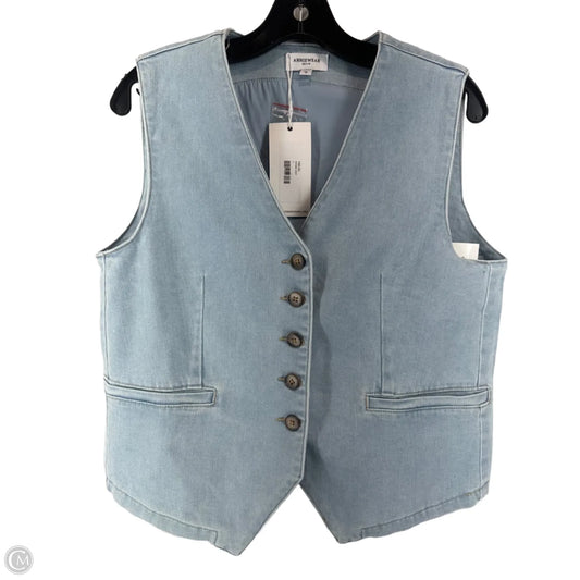 Vest Other By Anniewear In Blue Denim, Size: S