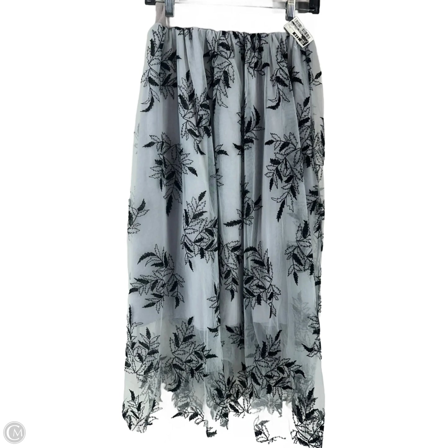 Skirt Midi By Clothes Mentor In Grey, Size: S