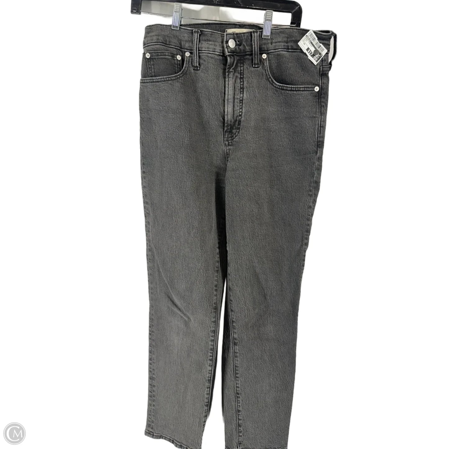 Jeans Straight By Madewell In Black, Size: 28