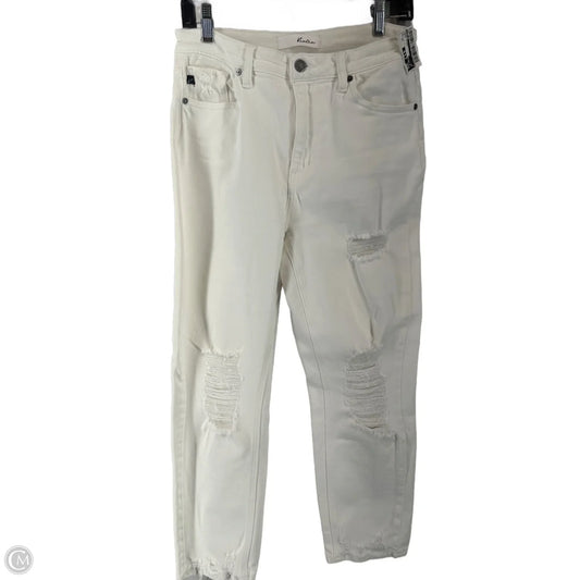 Jeans Skinny By Kancan In White, Size: 28