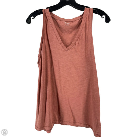 Top Sleeveless By Madewell In Mauve, Size: M