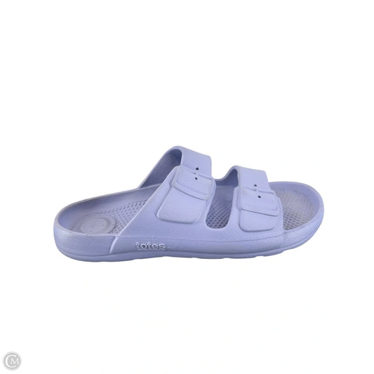 Sandals Flats By Totes In Purple, Size: 8