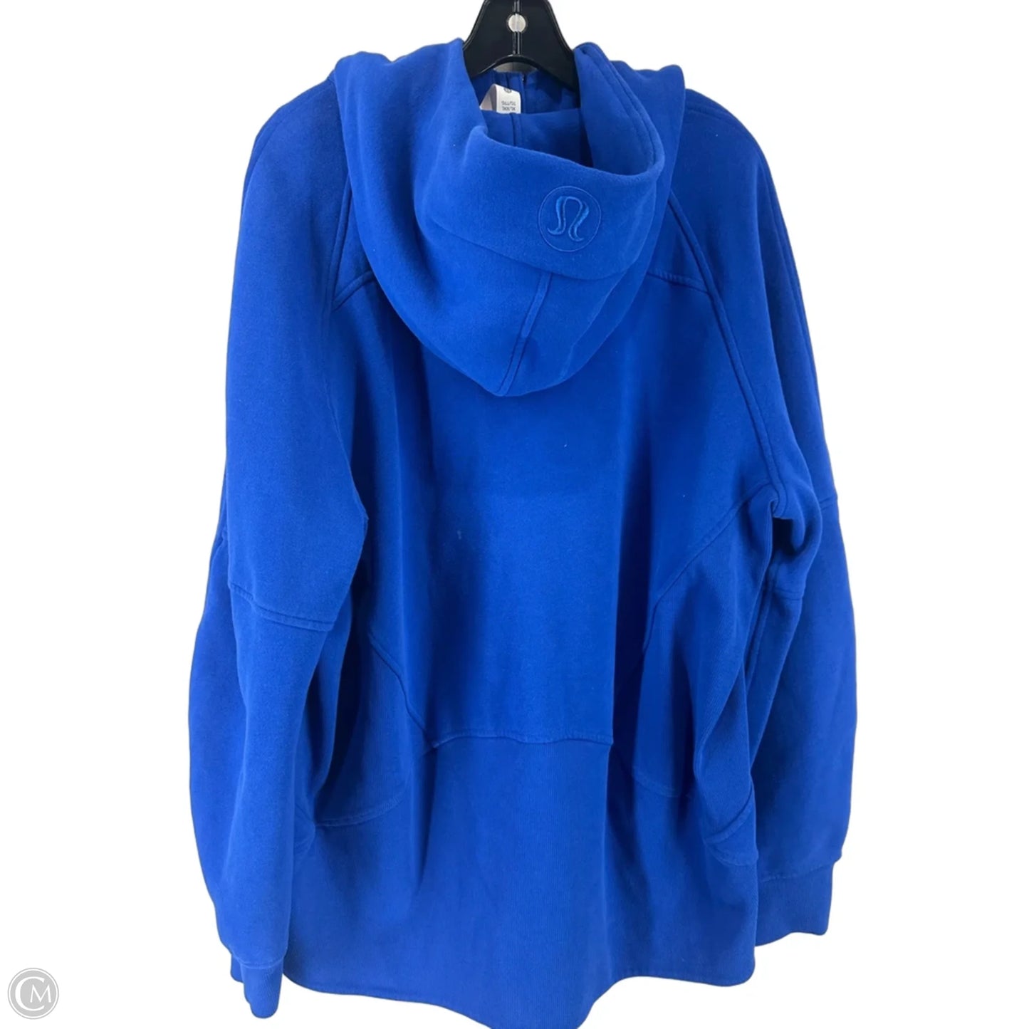 Athletic Jacket By Lululemon In Blue, Size: Xl