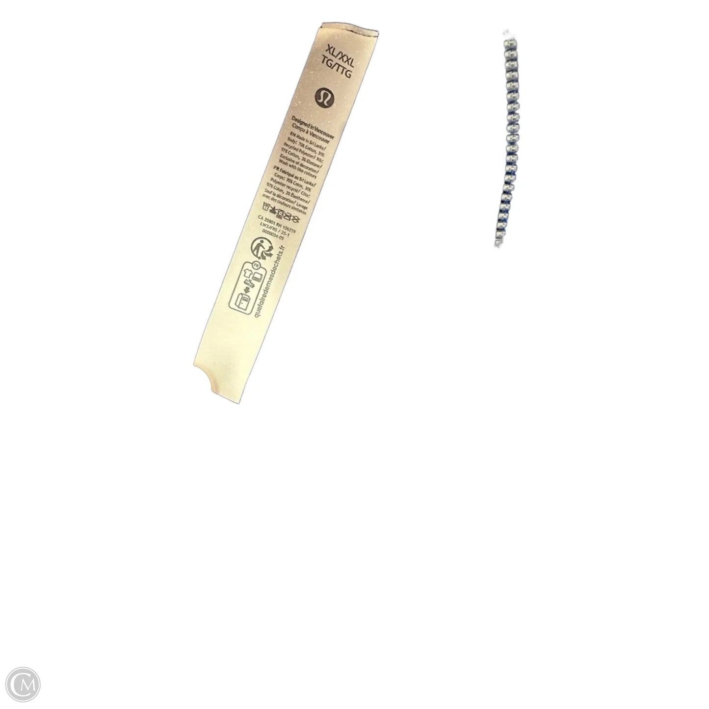 Athletic Jacket By Lululemon In Blue, Size: Xl