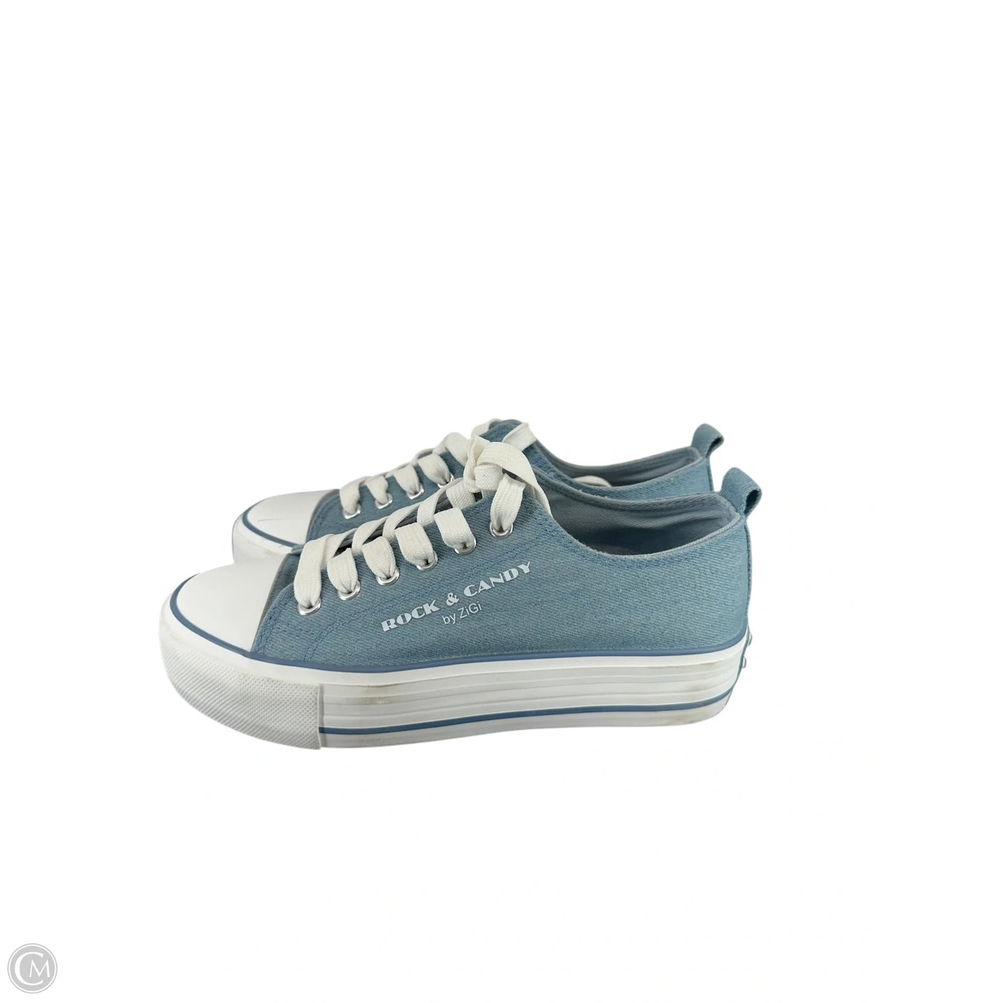 Shoes Flats By Rock And Candy In Blue, Size: 7