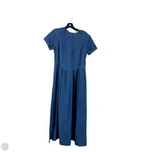 Dress Casual Maxi By Divided In Blue Denim, Size: M
