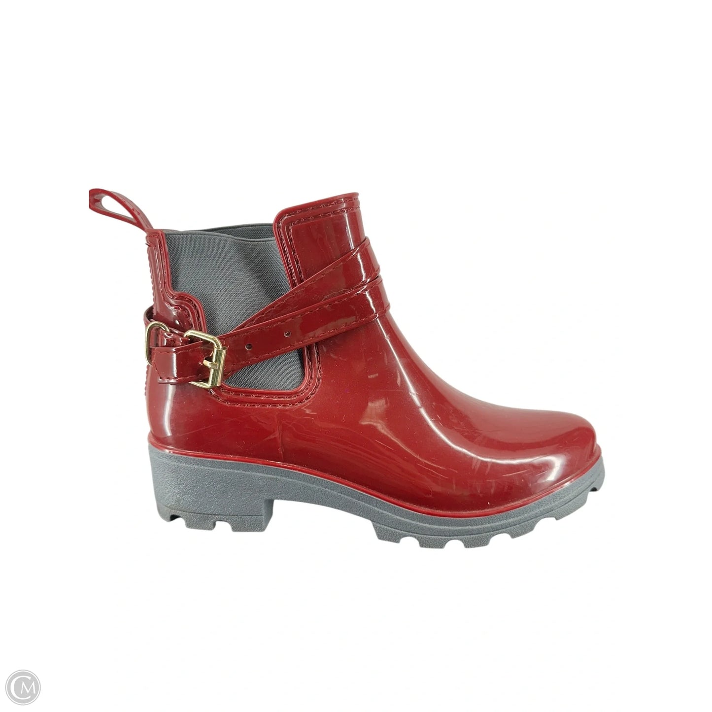 Boots Rain By Clothes Mentor In Maroon, Size: 7