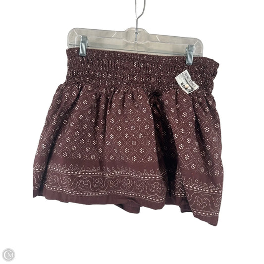 Skirt Mini & Short By Madewell In Brown, Size: L