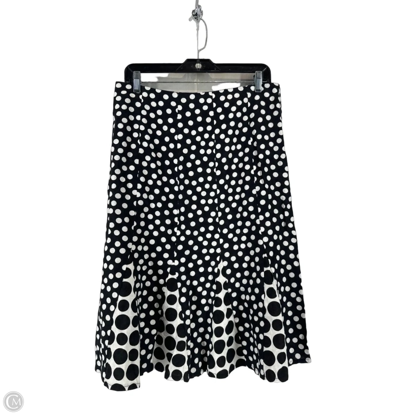 Skirt Midi By Cato In Polkadot Pattern, Size: 10