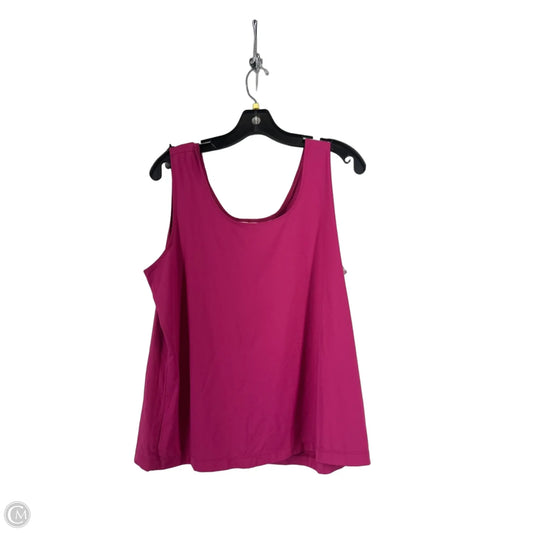 Top Sleeveless By Chicos In Pink, Size: 30