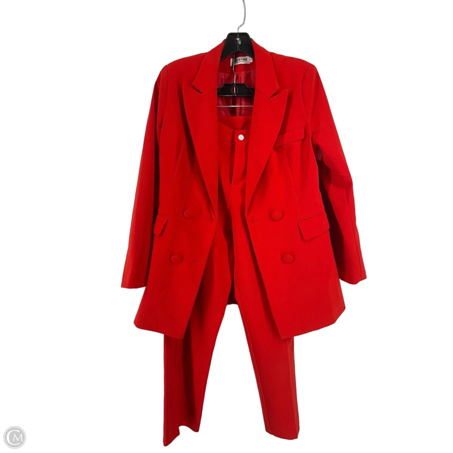 Blazer By Clothes Mentor In Red, Size: M