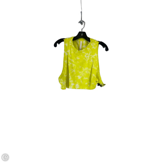 Athletic Tank Top By Lululemon In Yellow, Size: 8