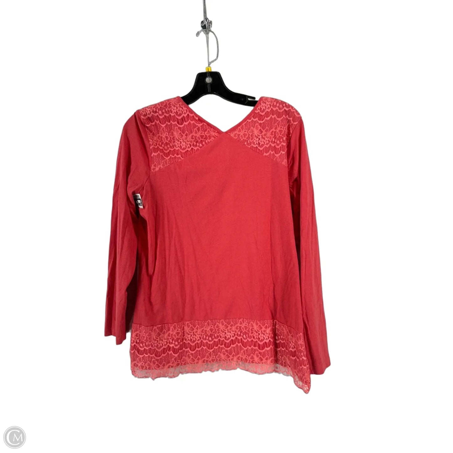 Top Long Sleeve By Chicos In Pink, Size: 2
