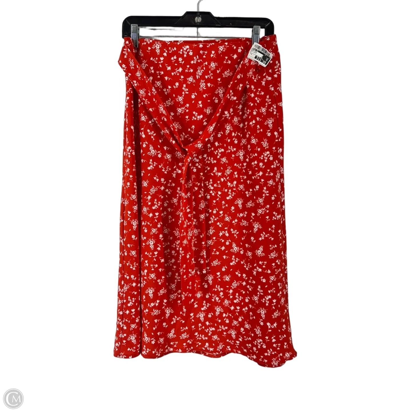 Skirt Midi By Rachel Zoe In Red & White, Size: 8