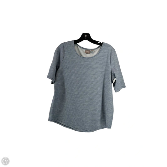 Top Short Sleeve By Chicos In Blue, Size: M