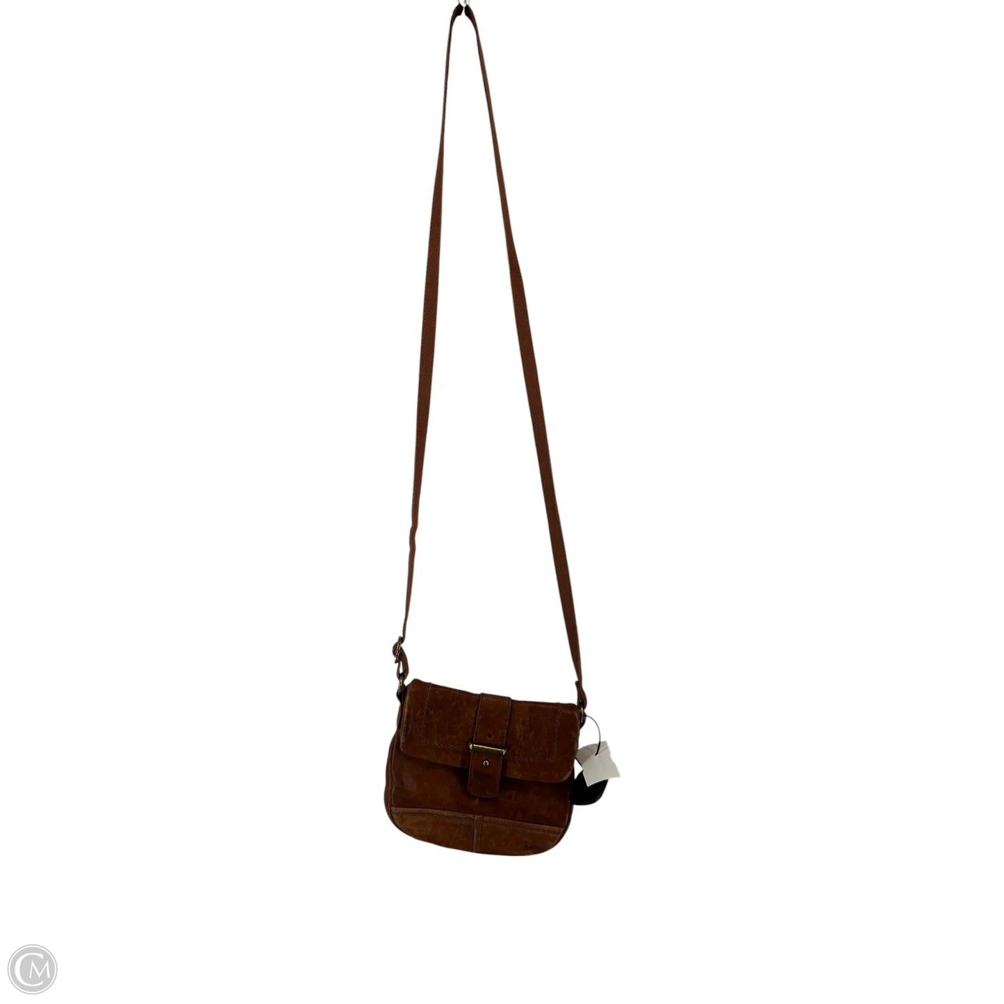 Handbag Leather By Fossil, Size: Small