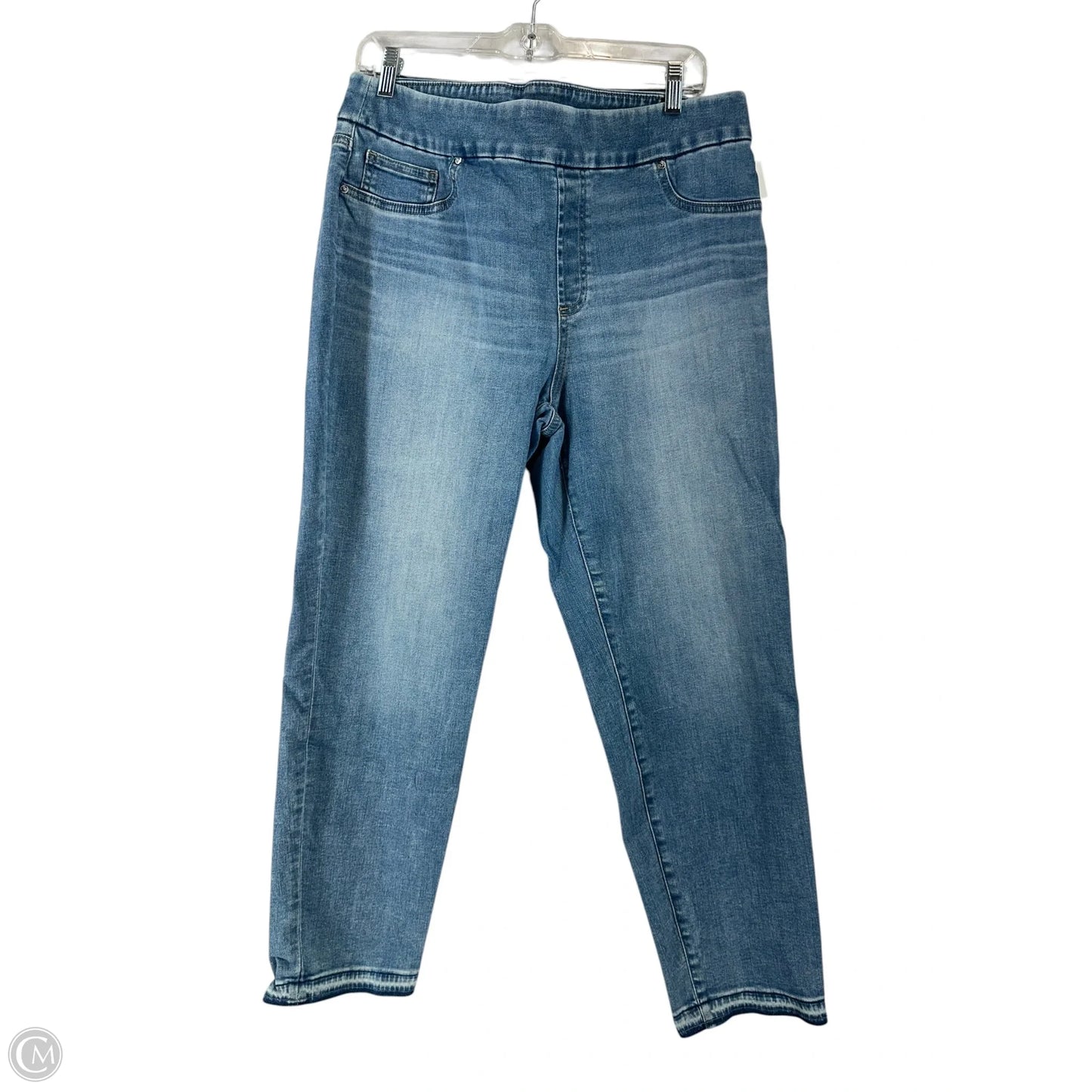 Jeans Jeggings By Chicos In Blue Denim, Size: 12