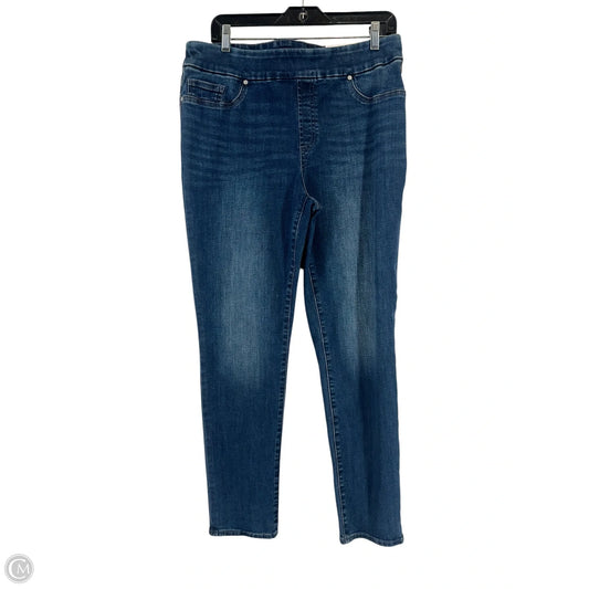 Jeans Jeggings By Chicos In Blue Denim, Size: 10
