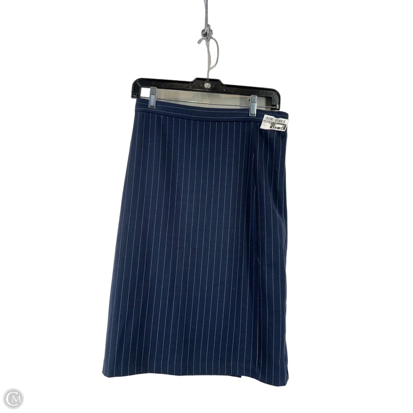 Skirt Midi By Banana Republic In Navy, Size: 6